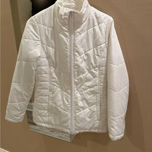 Faded Glory Womens White Puffer Jacket
